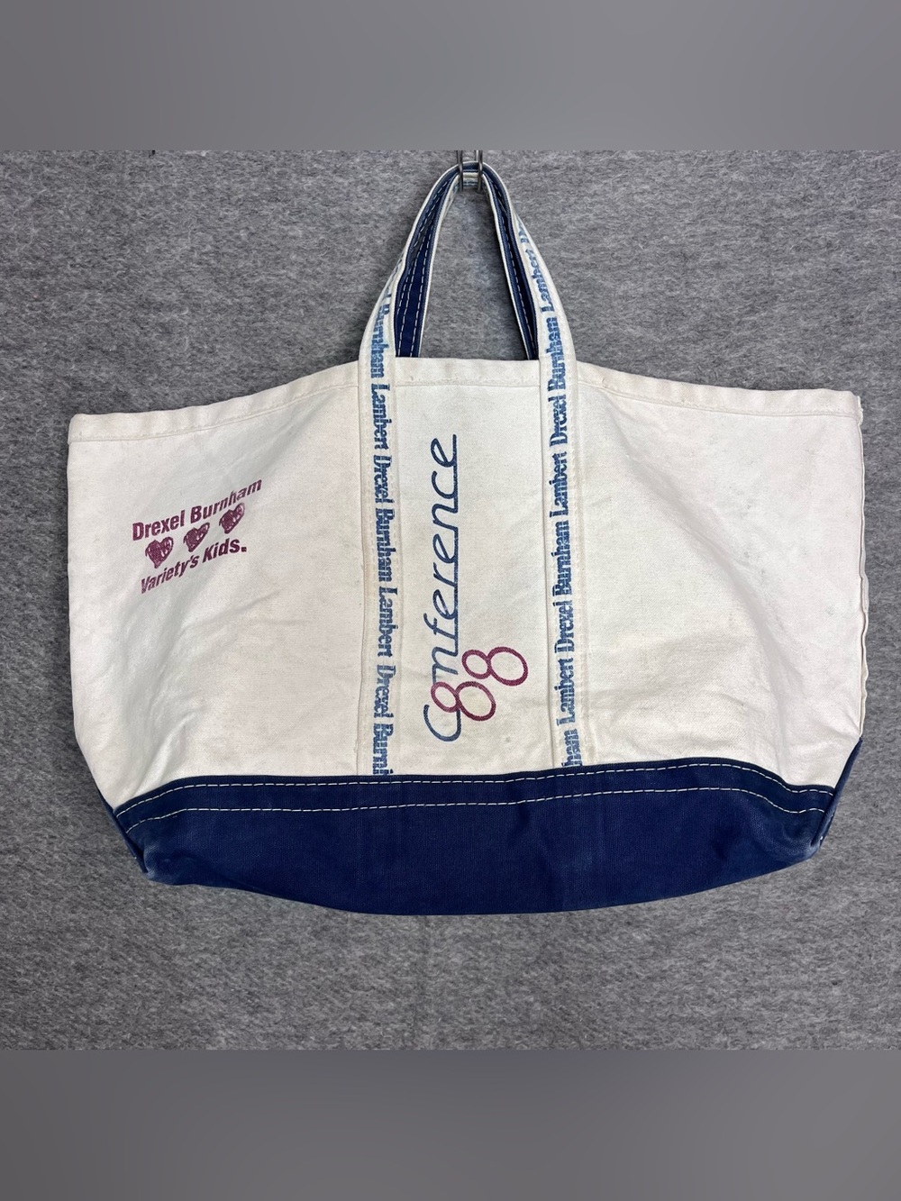 Drexel Burnham Lambert Large Banker Bag 1988 Conference Milken Junk Bond Crash W